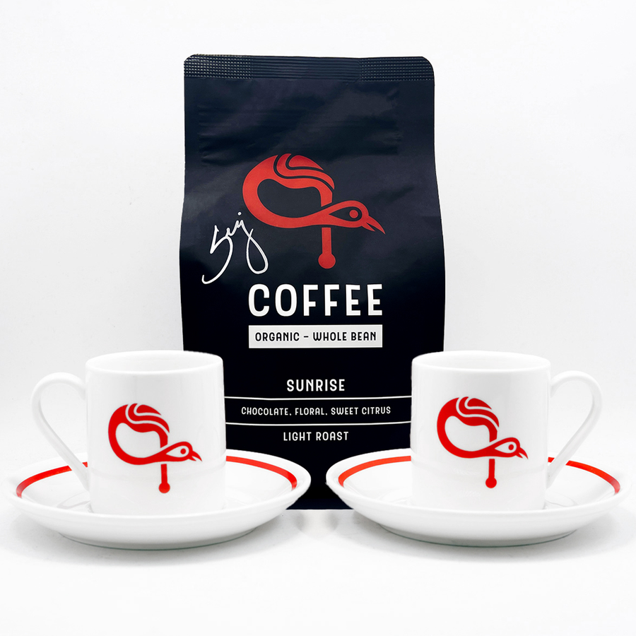 Limited Edition Autographed "Sunrise" Roast & ԳAVAT Cup Set (Light Roast)
