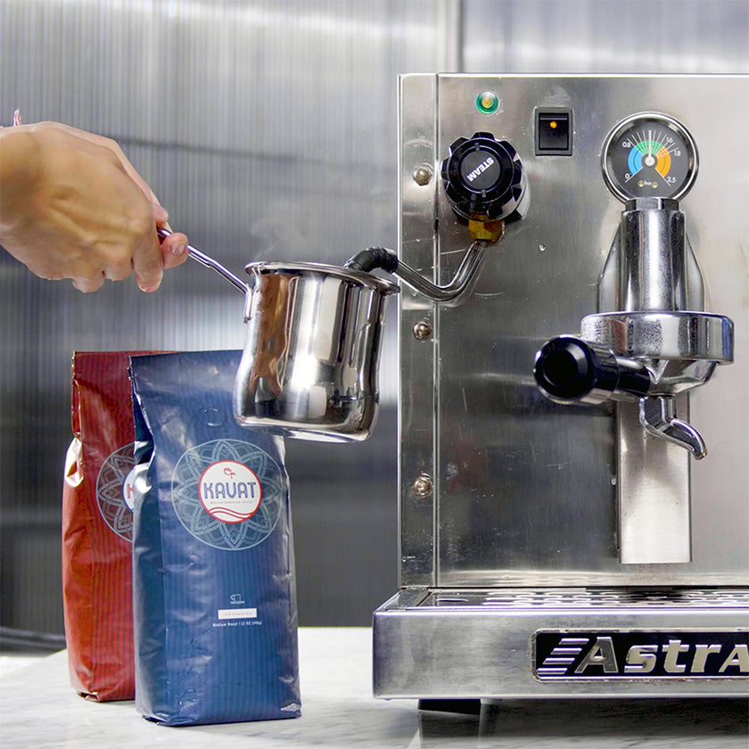 Using A Steamer To Whip Up Some ԳAVAT Armenian Coffee