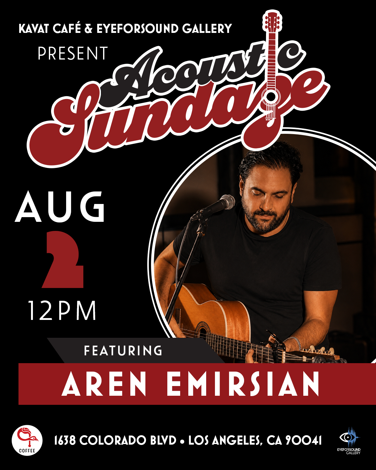 ACOUSTIC SUNDAZE @ KAVAT CAFÉ / EYEFORSOUND GALLERY