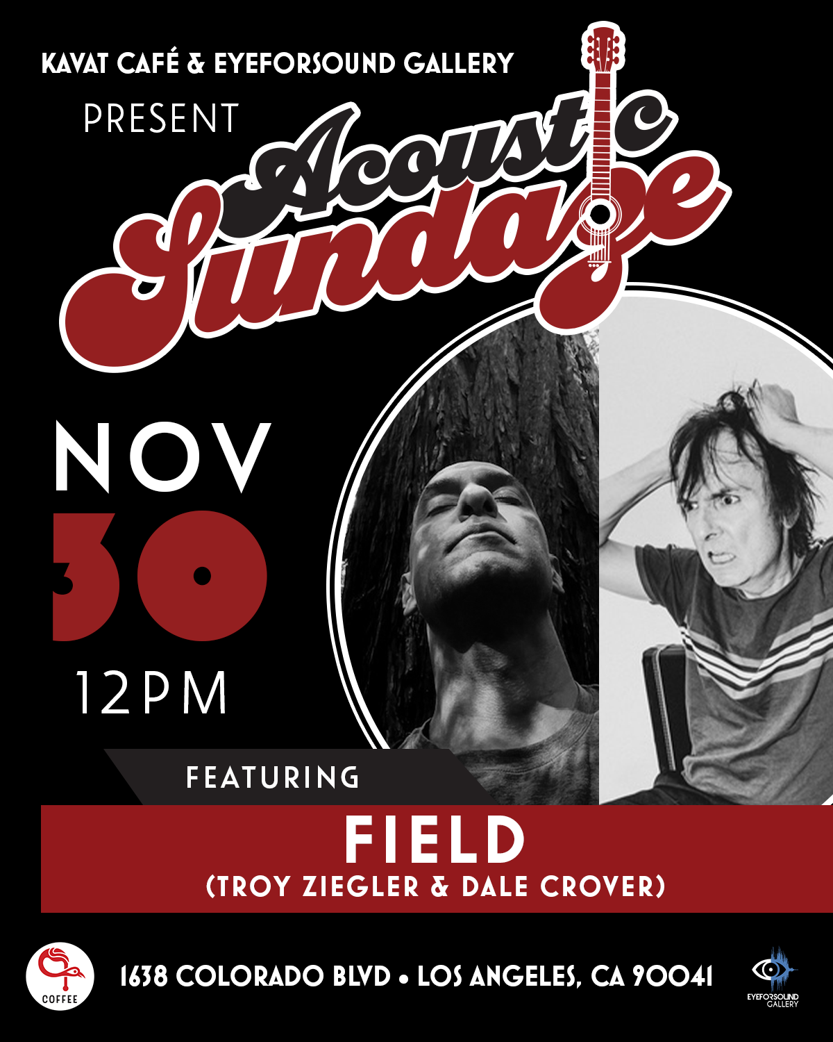 ACOUSTIC SUNDAZE @ KAVAT CAFÉ / EYEFORSOUND GALLERY