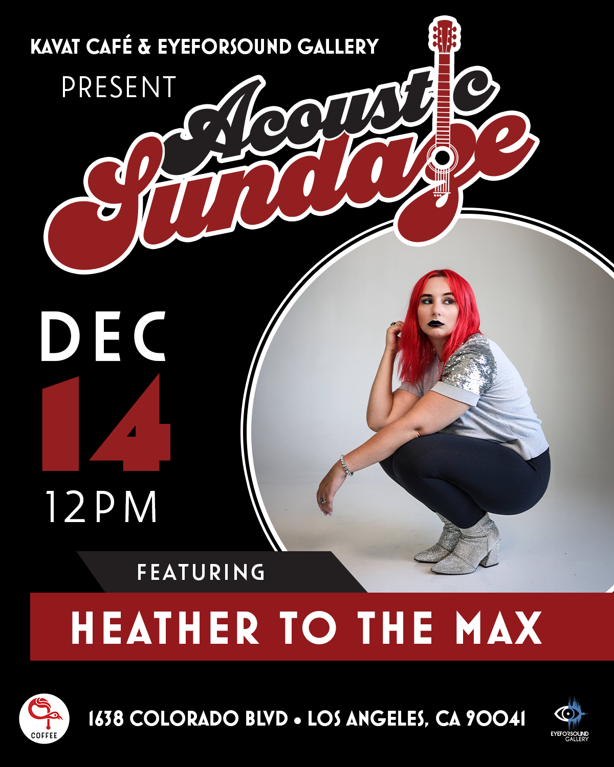ACOUSTIC SUNDAZE @ KAVAT CAFÉ / EYEFORSOUND GALLERY