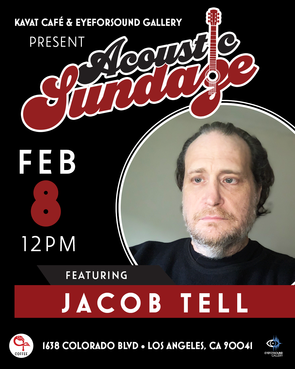 ACOUSTIC SUNDAZE @ KAVAT CAFÉ / EYEFORSOUND GALLERY