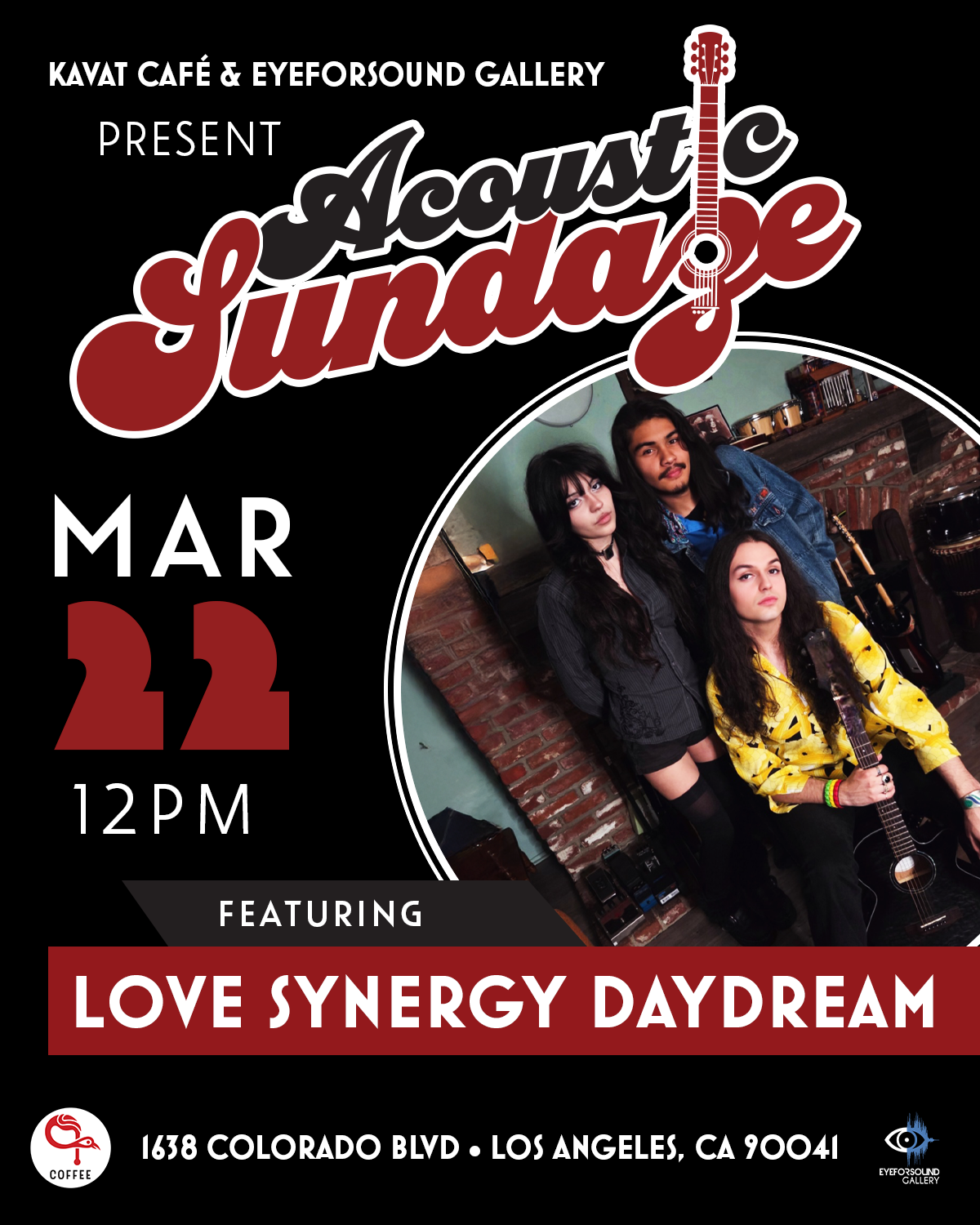 ACOUSTIC SUNDAZE @ KAVAT CAFÉ / EYEFORSOUND GALLERY