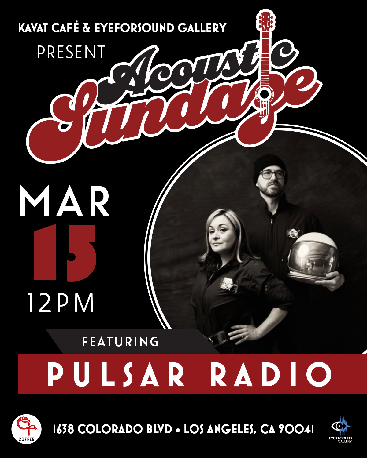 ACOUSTIC SUNDAZE @ KAVAT CAFÉ / EYEFORSOUND GALLERY