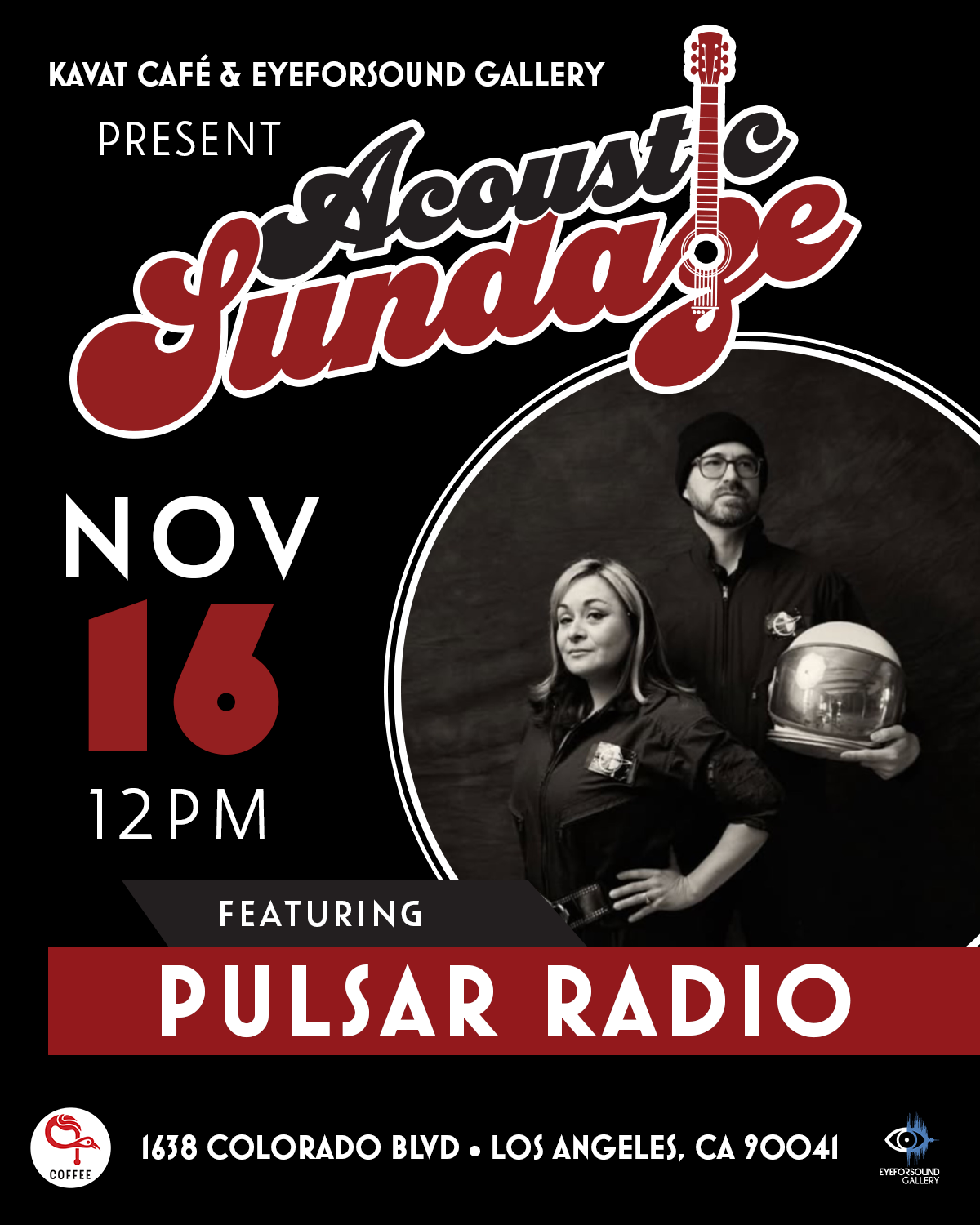 ACOUSTIC SUNDAZE @ KAVAT CAFÉ / EYEFORSOUND GALLERY
