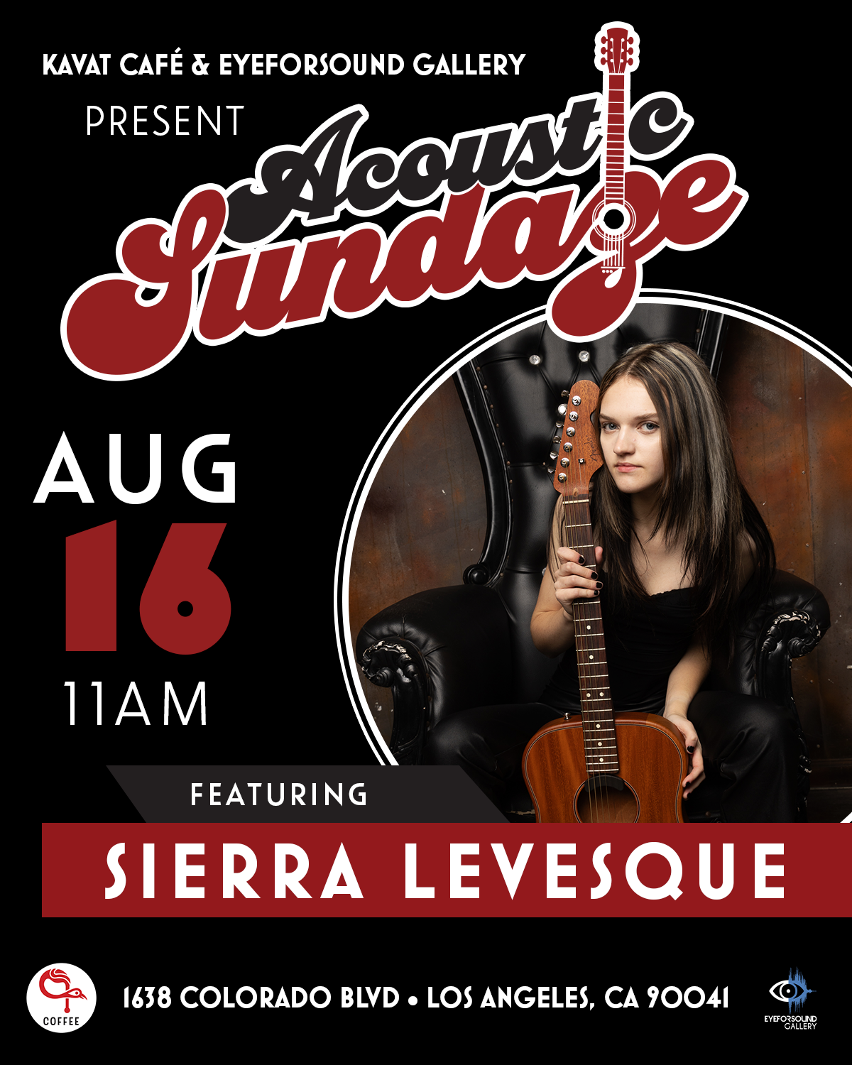 ACOUSTIC SUNDAZE @ KAVAT CAFÉ / EYEFORSOUND GALLERY