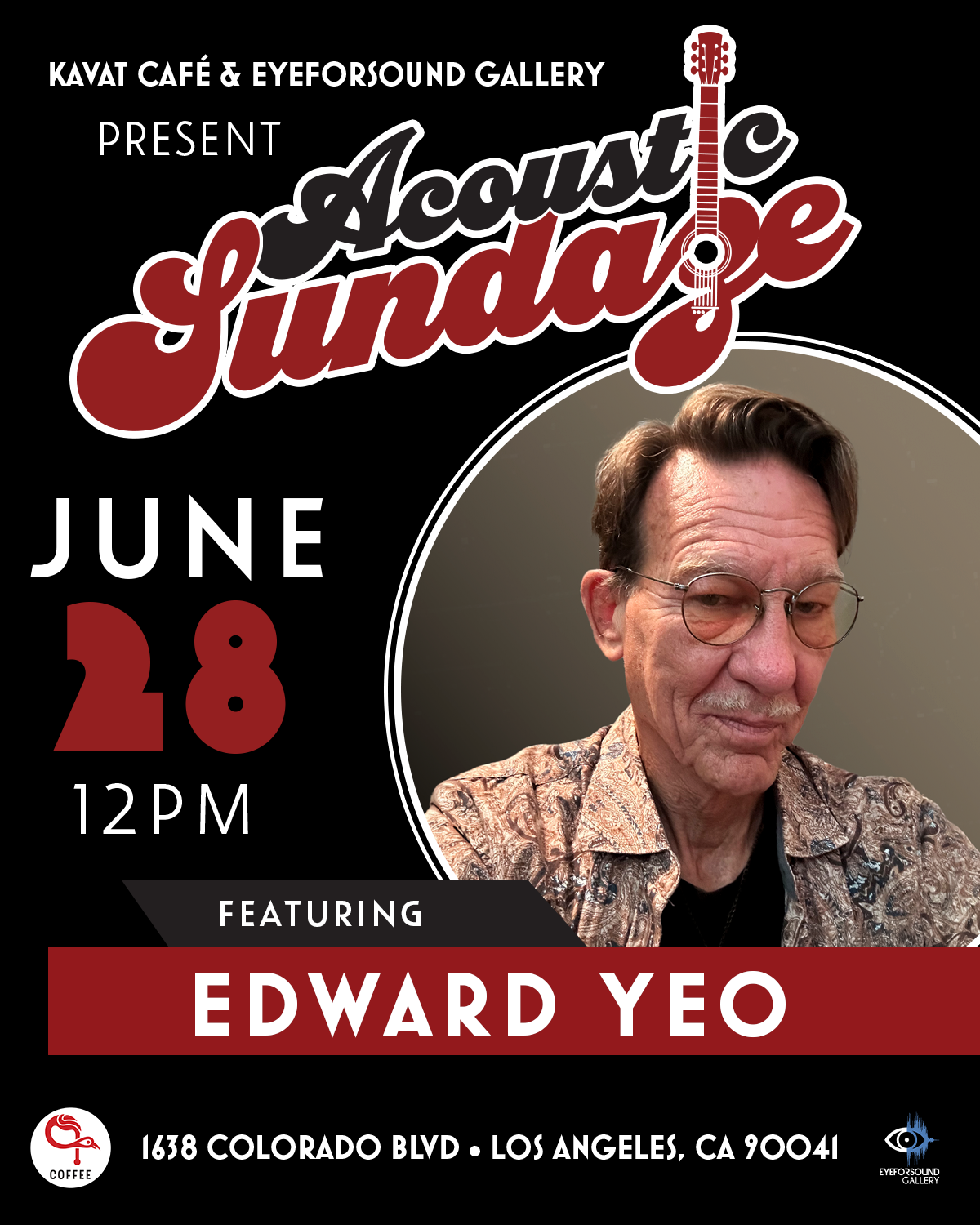 ACOUSTIC SUNDAZE @ KAVAT CAFÉ / EYEFORSOUND GALLERY
