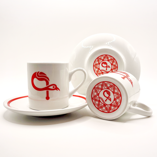Signature ԳAVAT Coffee Cup & Saucer (Set Of 2) - kavatcoffee