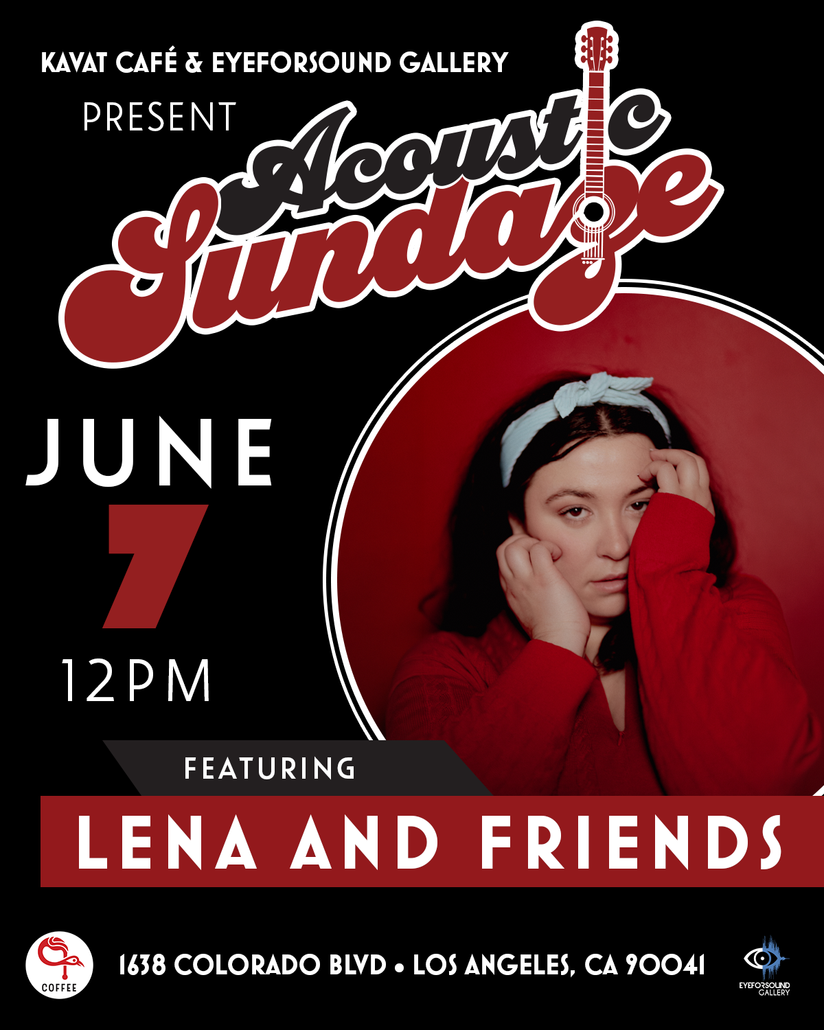 ACOUSTIC SUNDAZE @ KAVAT CAFÉ / EYEFORSOUND GALLERY