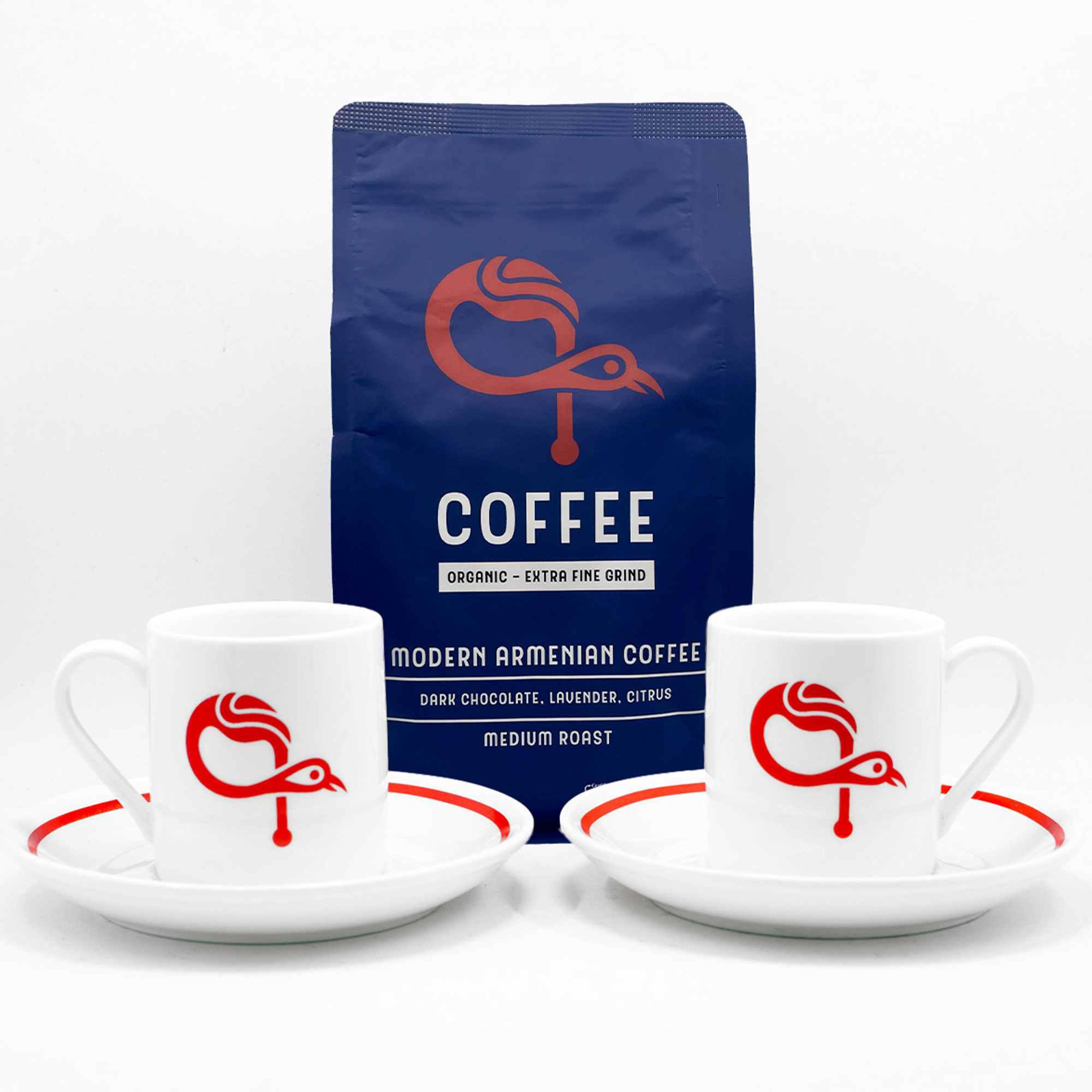 Armenian Coffee & ԳAVAT Cup Set (Medium Roast) - kavatcoffee Armenian Coffee & ԳAVAT Cup Set (Medium Roast) - kavatcoffee