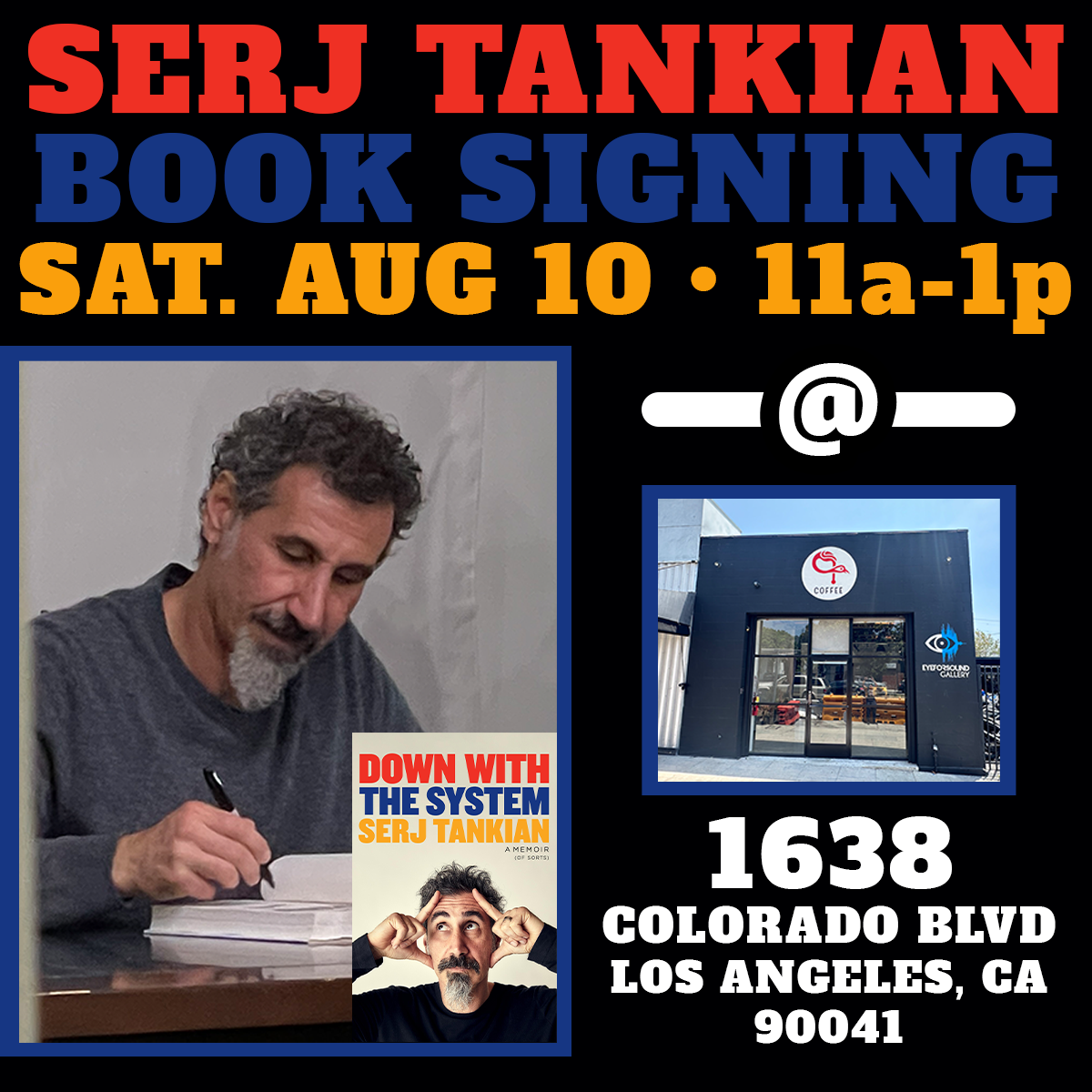 Serj Tankian Book Signing
