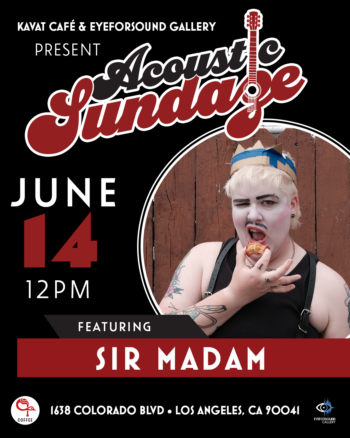 ACOUSTIC SUNDAZE @ KAVAT CAFÉ / EYEFORSOUND GALLERY