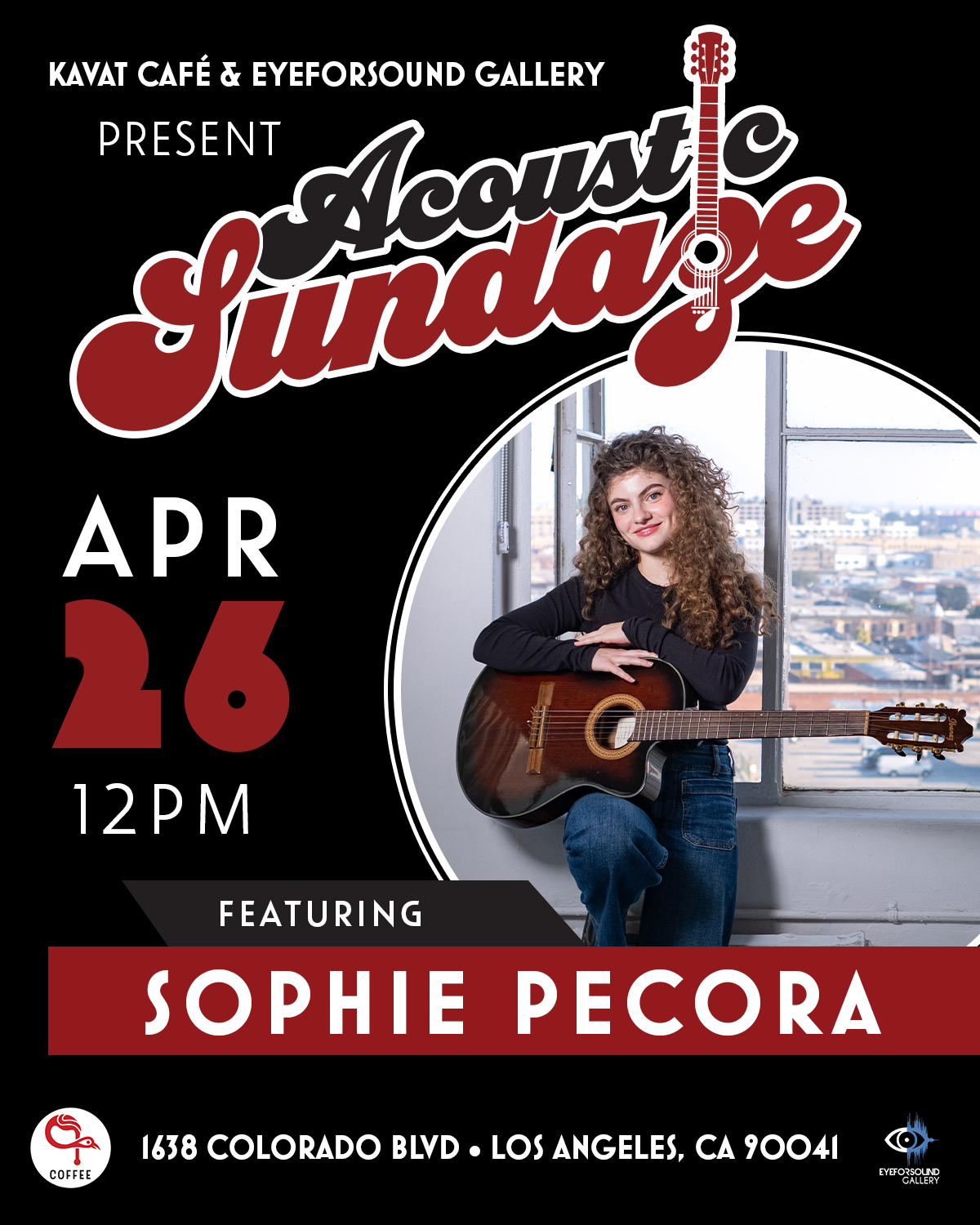 ACOUSTIC SUNDAZE @ KAVAT CAFÉ / EYEFORSOUND GALLERY